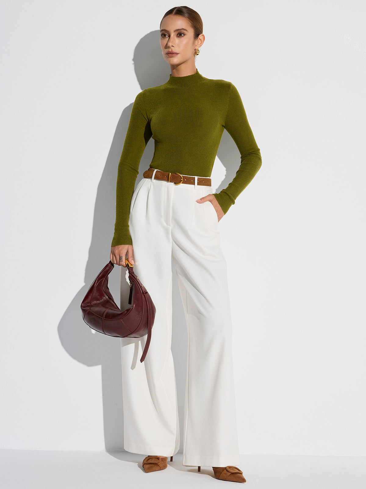 HiverCo™ | Top maille mélangée lain