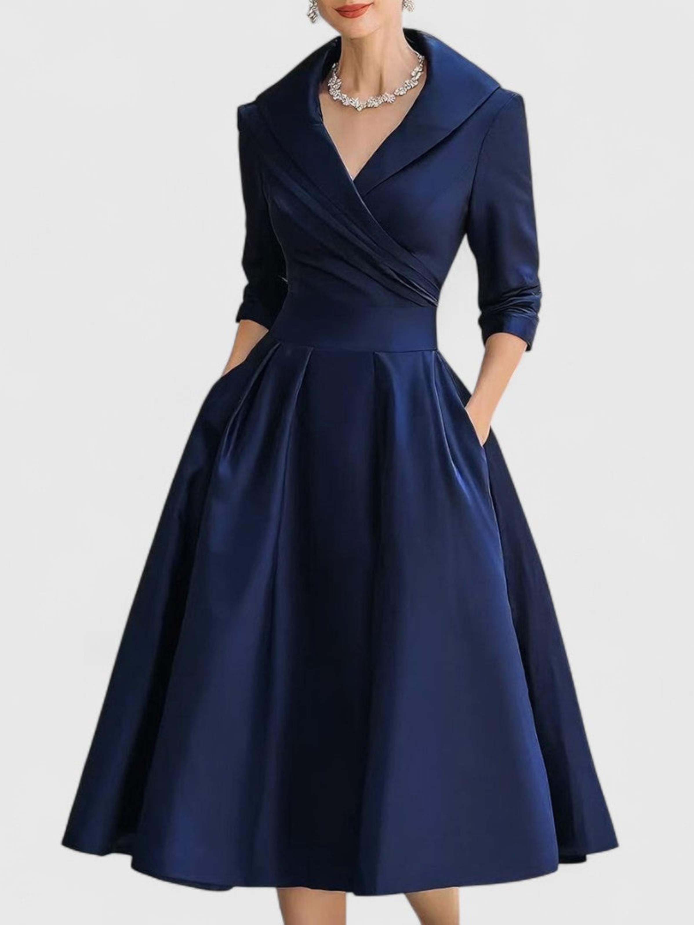 HiverCo™ | Elegant Midi Robe