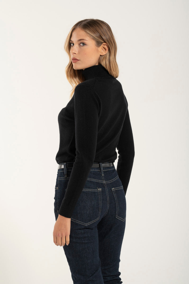 HiverCo™ | Col roulé en cachemire soigné