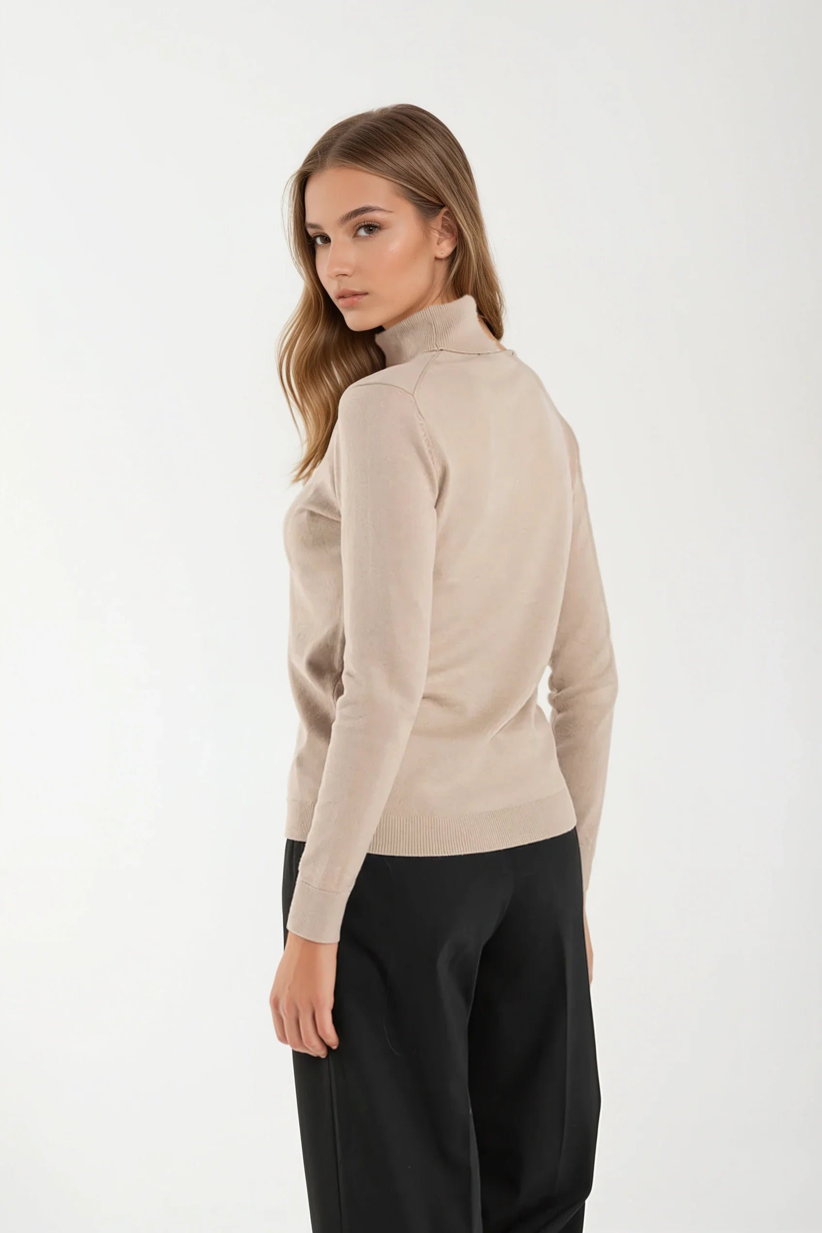 HiverCo™ | Col roulé en cachemire soigné