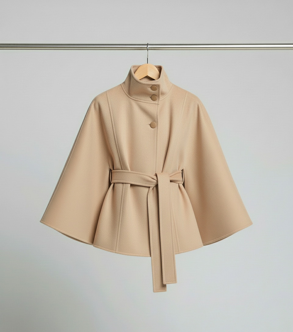 HiverCo™| Manteau cape ceinturé