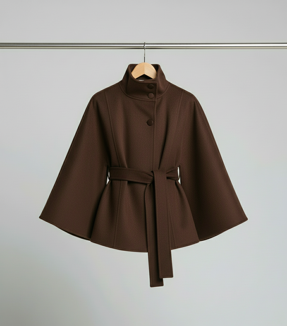 HiverCo™| Manteau cape ceinturé