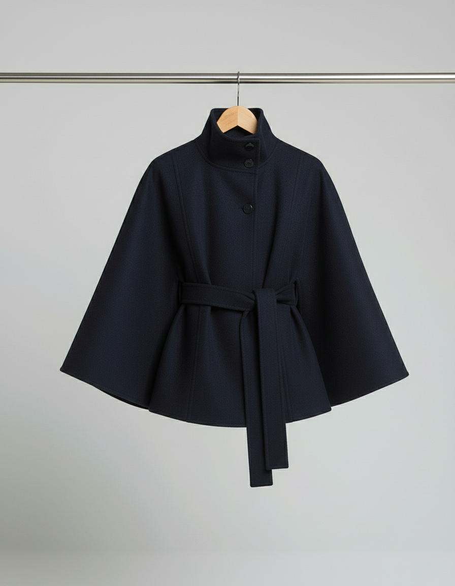 HiverCo™| Manteau cape ceinturé