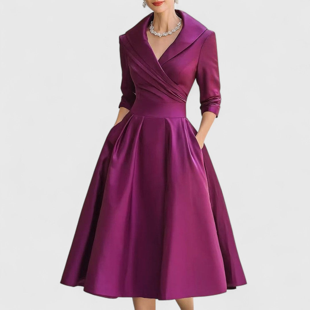 HiverCo™ | Elegant Midi Robe