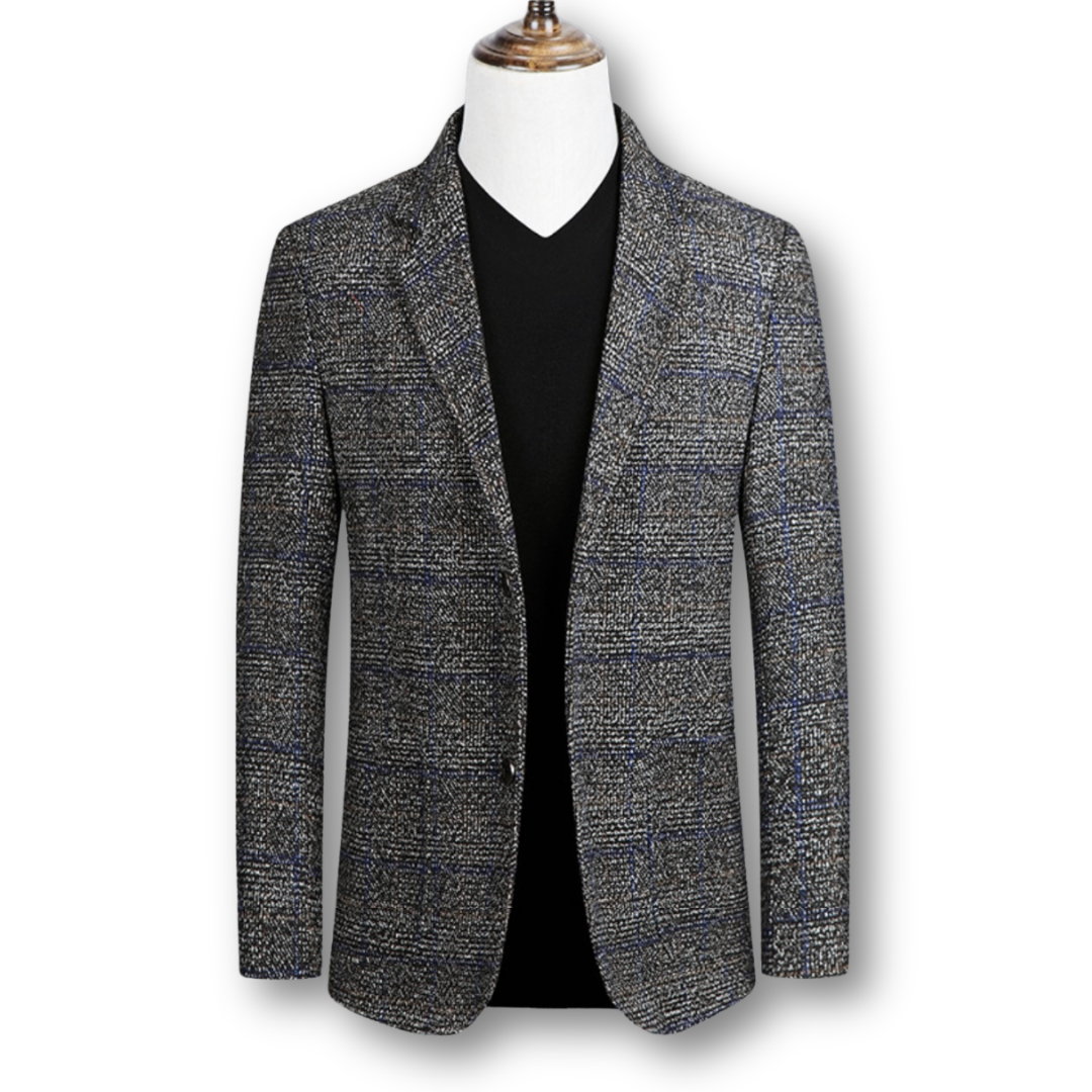 HiverCo™ | Blazer élégant pour homme en tissu à carreaux