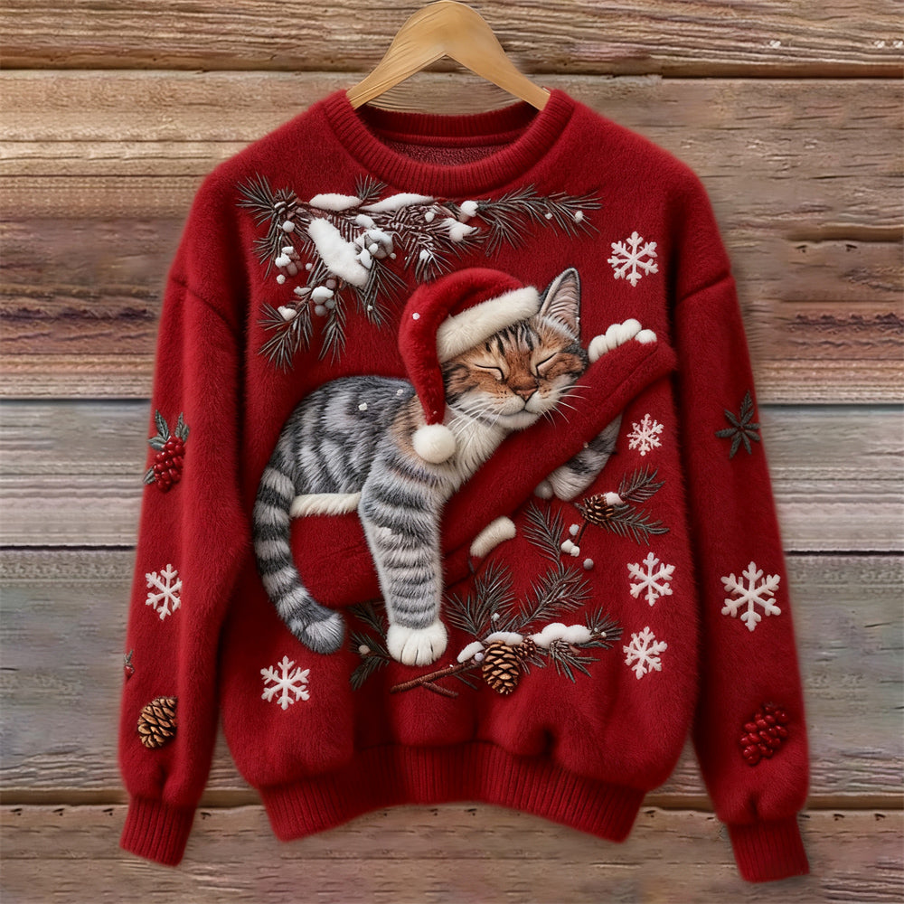 HiverCo™ | Pull de Noël pour chat
