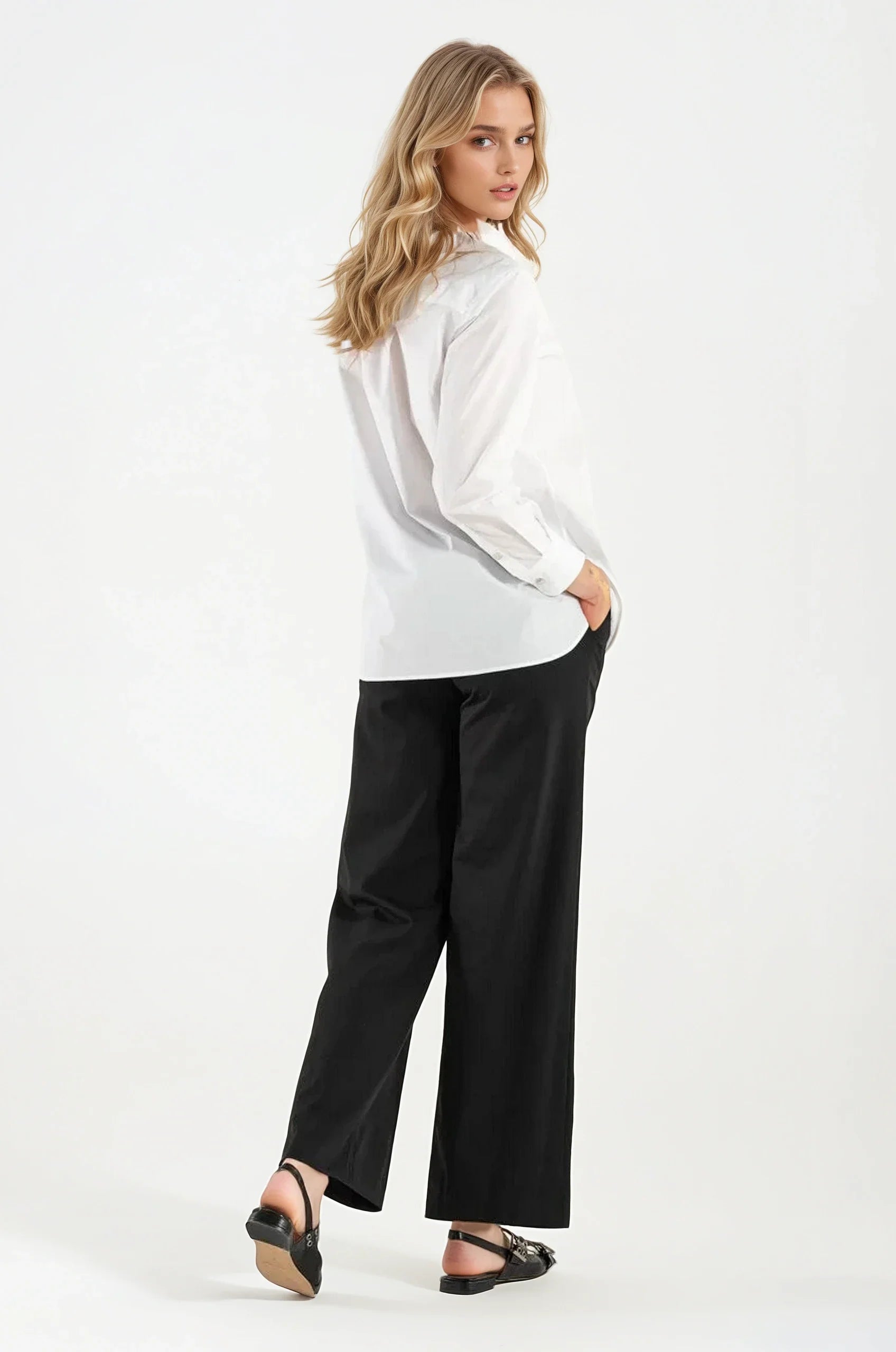 HiverCo™ | Blouse en coton soignée