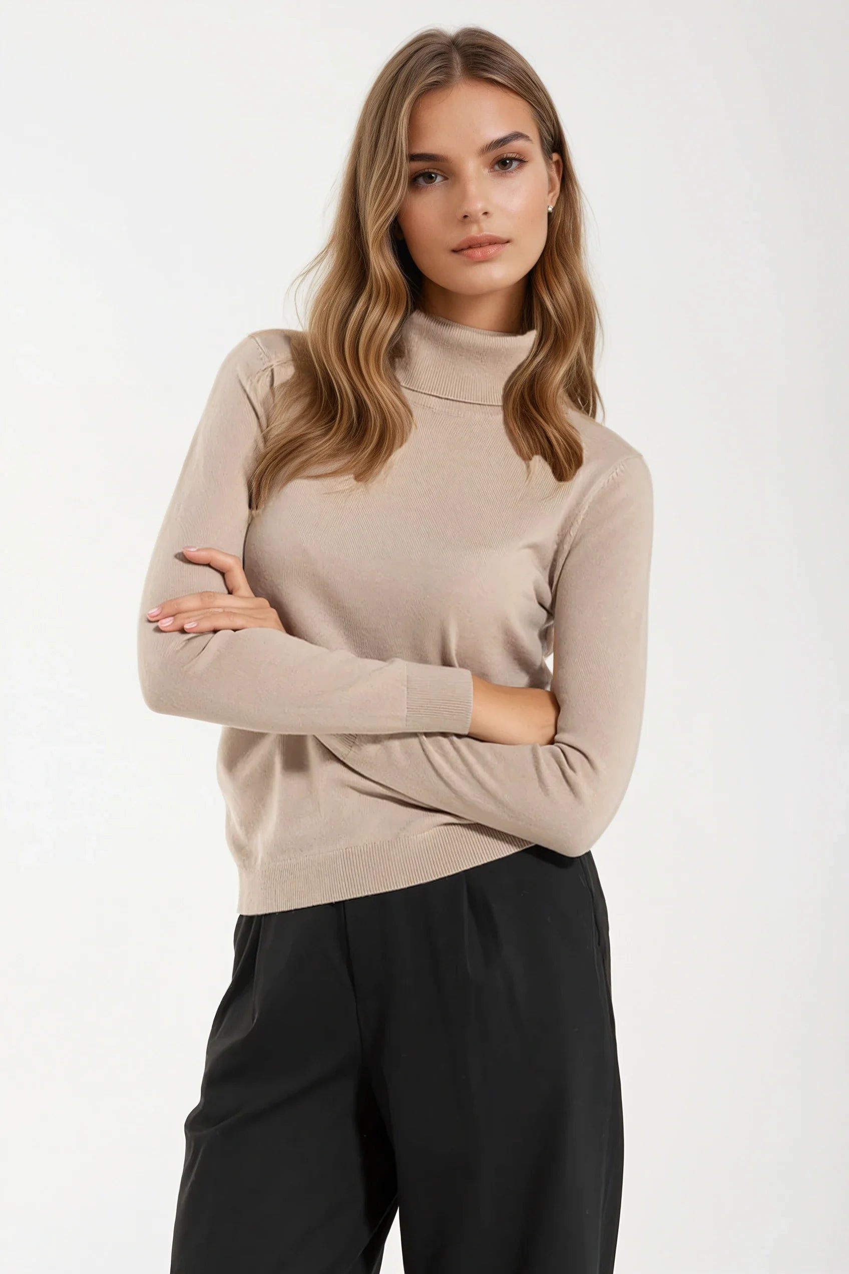 HiverCo™ | Col roulé en cachemire soigné