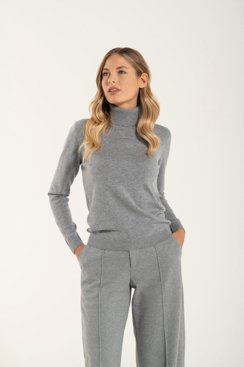 HiverCo™ | Col roulé en cachemire soigné