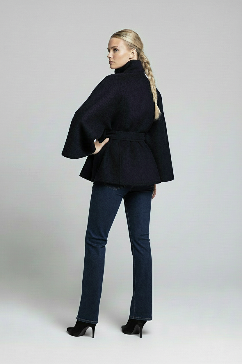 HiverCo™| Manteau cape ceinturé